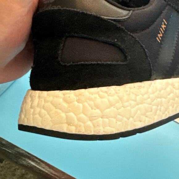 adidas Iniki Runner Core Black m8 w9.5 - Picture 13 of 15